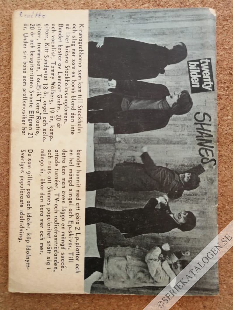 Baksida på Galen i pop (1966)
