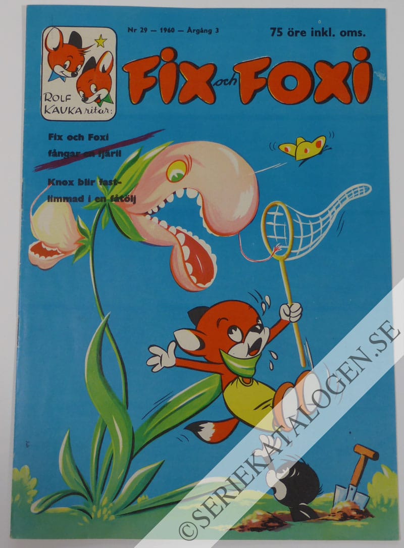 Framsida på Fix och Foxi #29 (1960)
