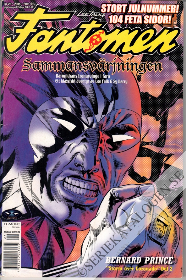 Framsida på Fantomen #26 (2005)