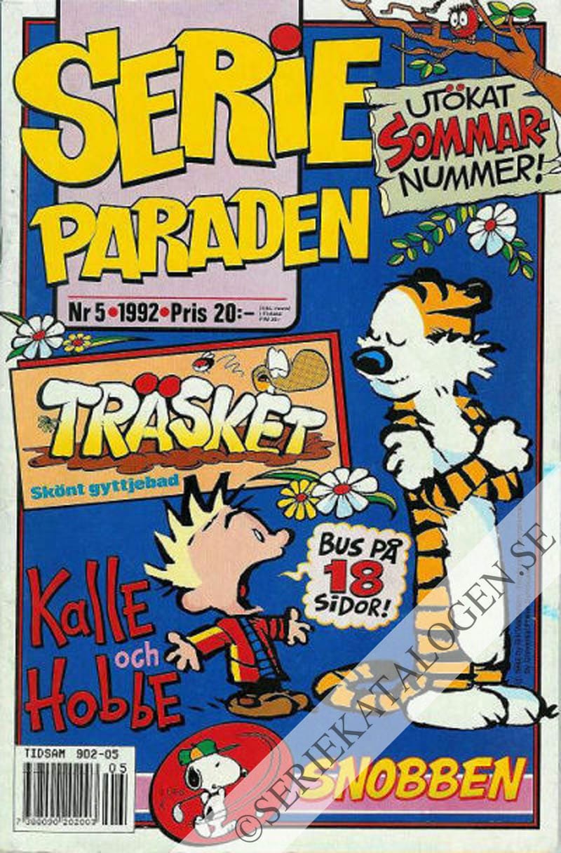 Framsida på Serie-paraden #5 (1992)