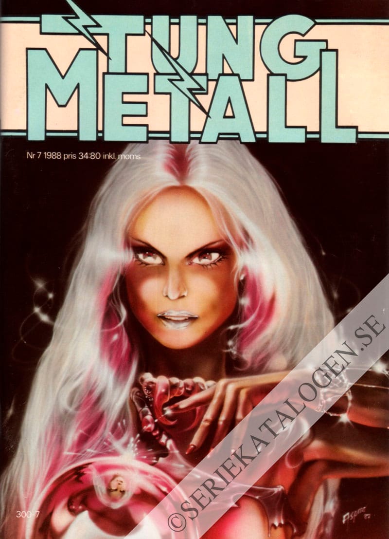 Framsida på Tung metall #7 (1988)