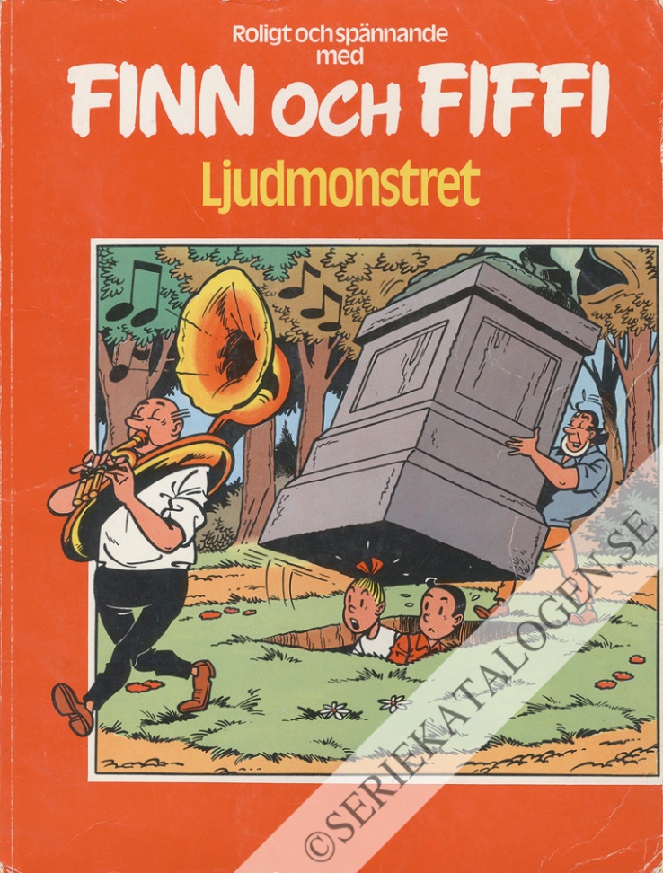 Framsida på Finn och Fiffi #31 - Ljudmonstret (1979)