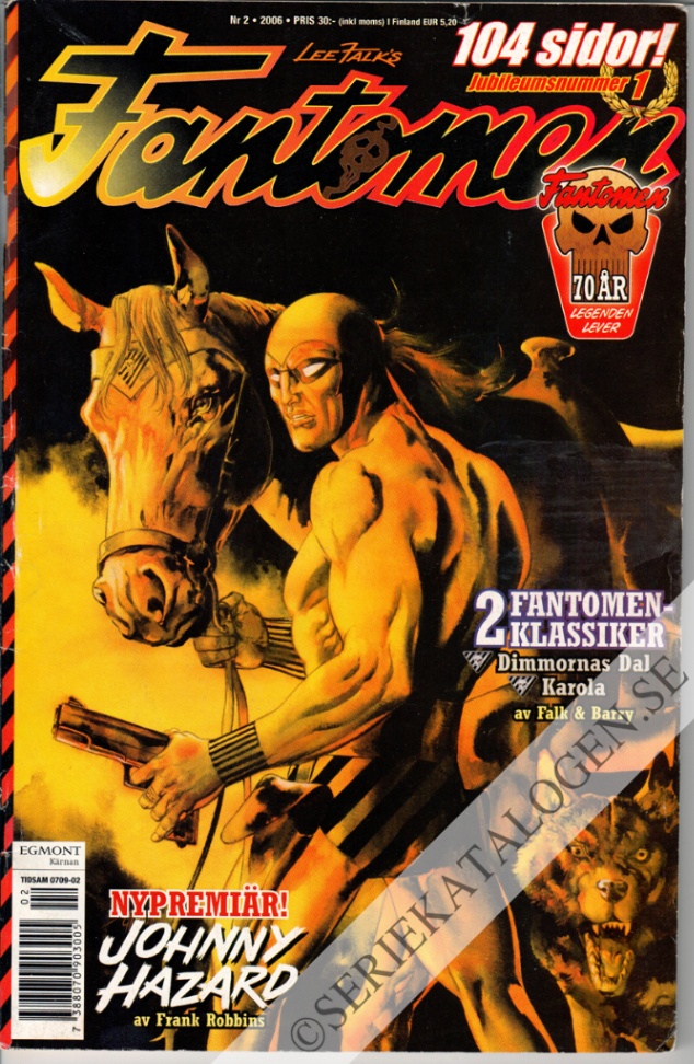Framsida på Fantomen #2 (2006)