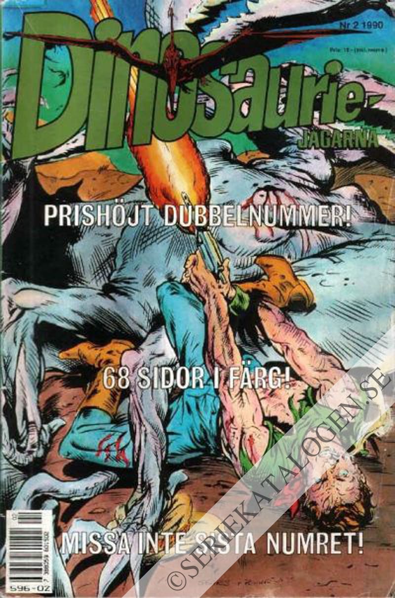 Framsida på Dinosauriejägarna #2 (1990)