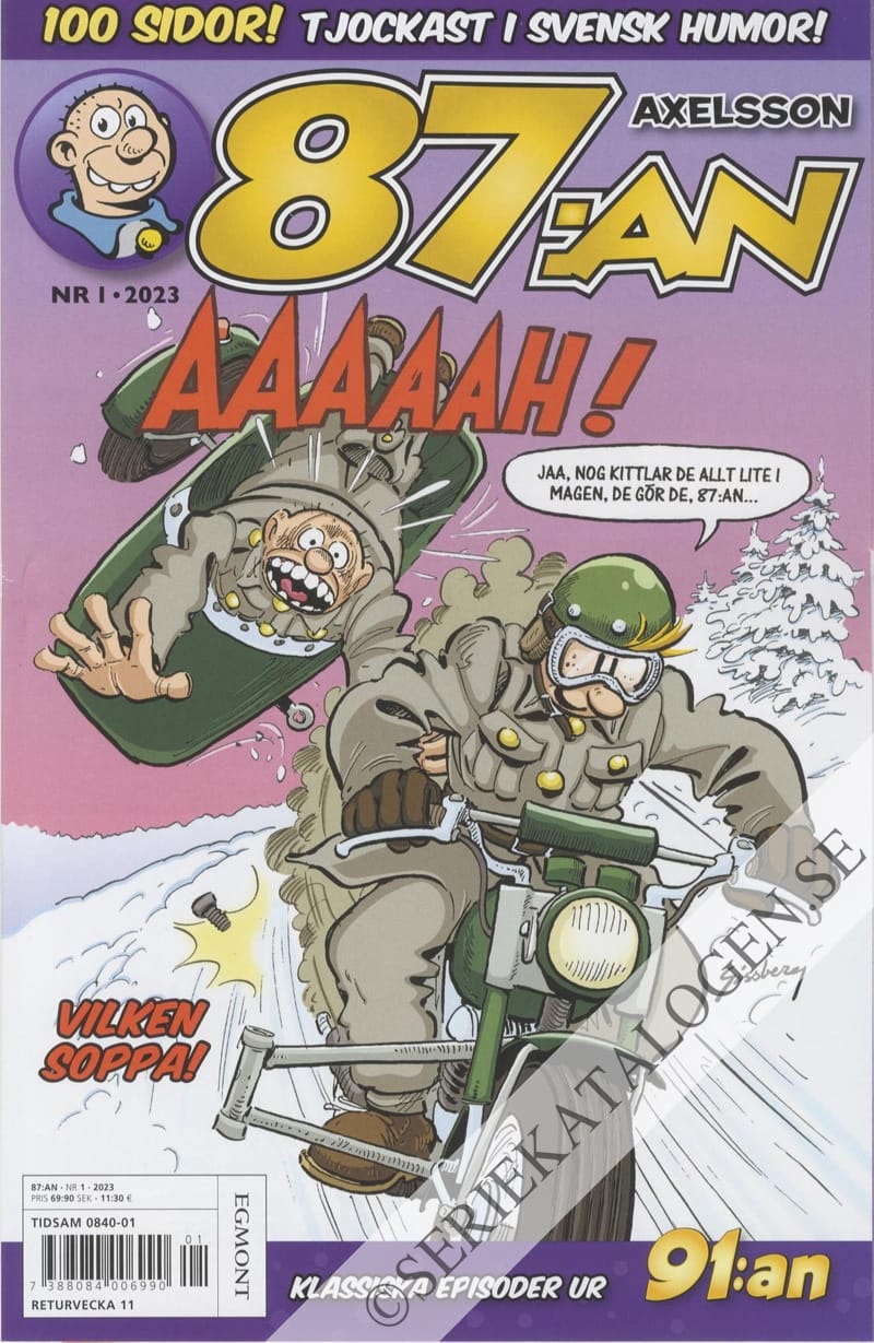 Framsida på 87:an Axelsson #1 (2023)