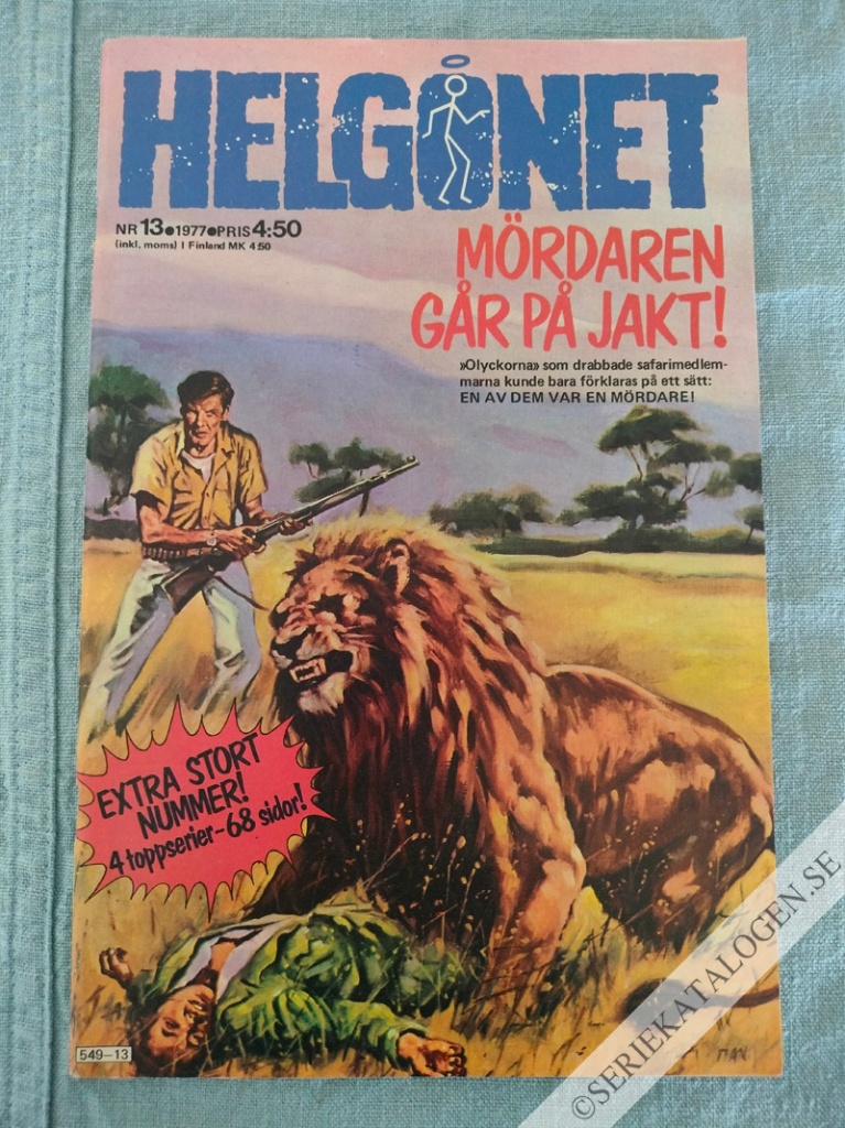 Framsida på Helgonet #13 (1977)