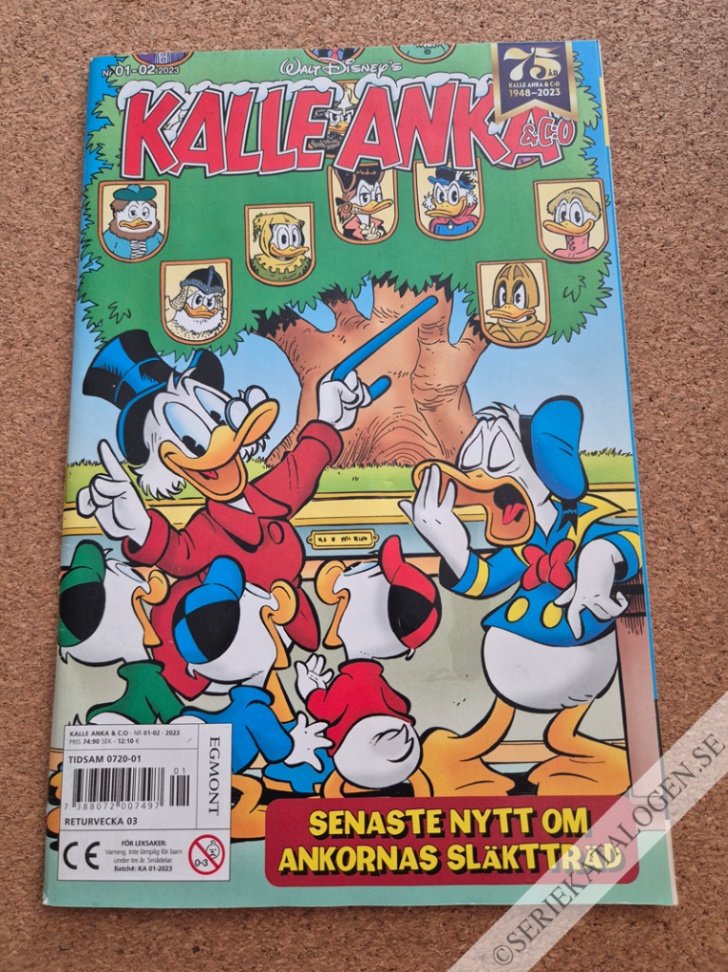 Framsida på Kalle Anka & C:o #1-2 (2023)