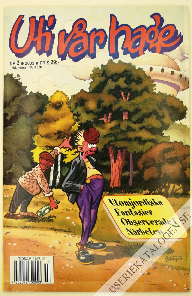 Framsida på Uti vår hage Utomjordiska Fantasier Observerade i Närheten... (2003)