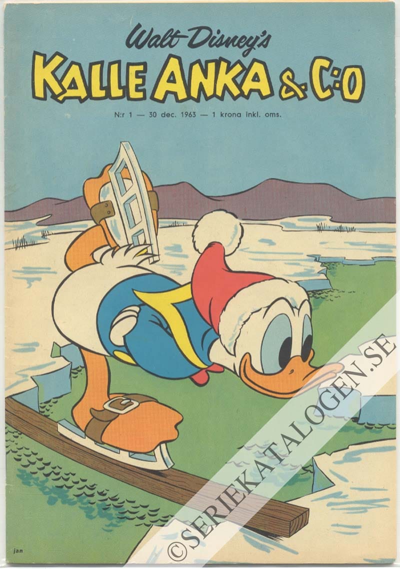 Framsida på Kalle Anka & C:o #1 (1964)