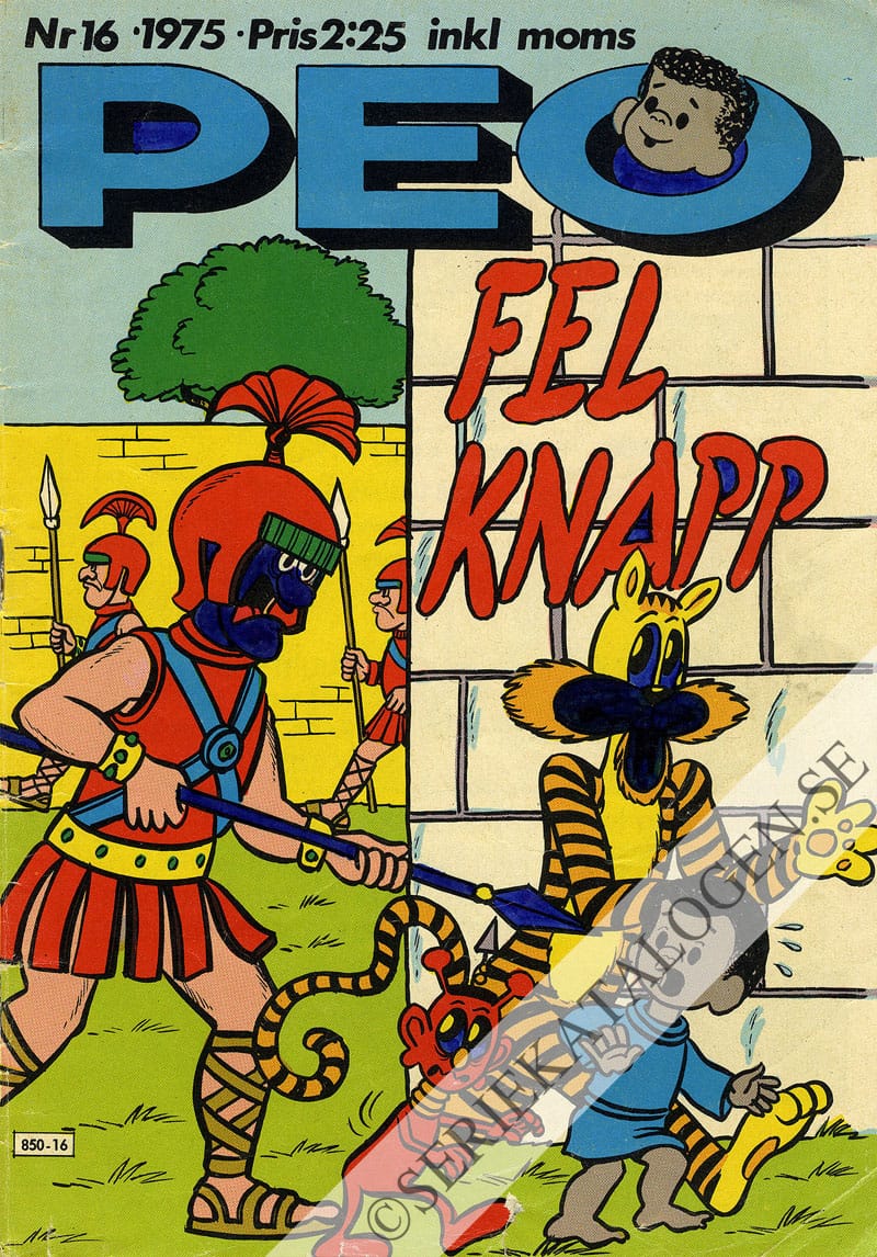 Framsida på Peo #16 (1975)