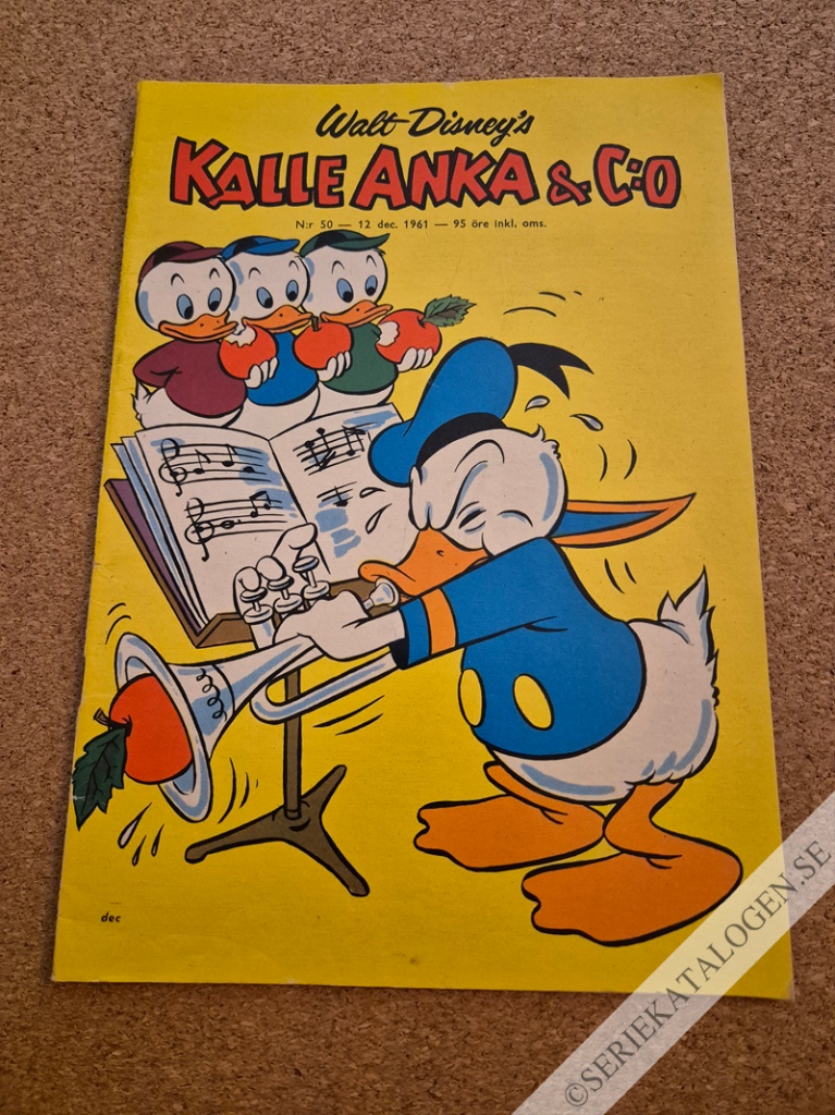 Framsida på Kalle Anka & C:o #50 (1961)