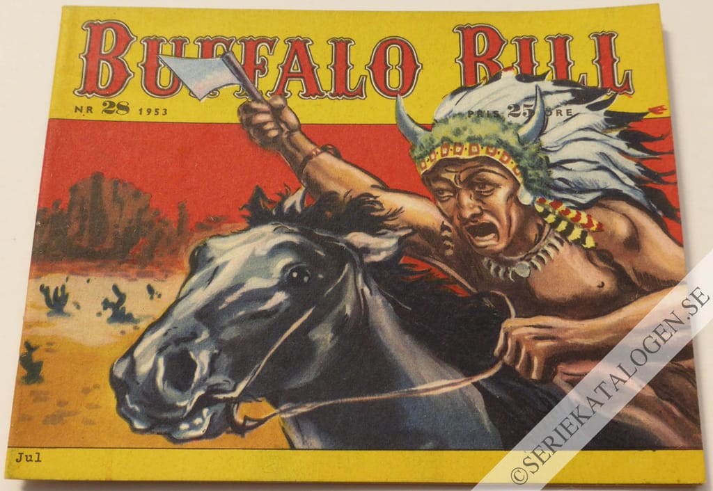 Framsida på Buffalo Bill #28 (1953)