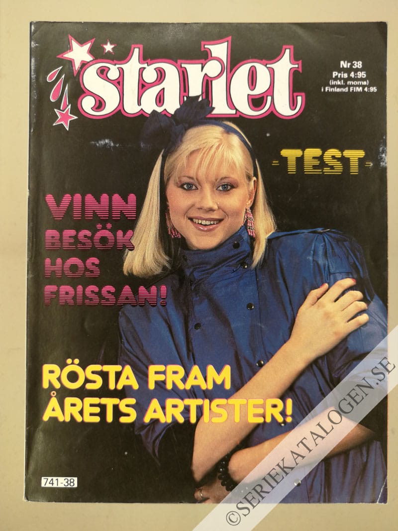 Framsida på Starlet #38 (1984)