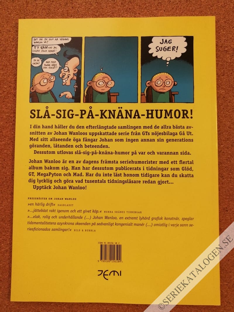 Baksida på Det bästa ur veckans Wanloo (1999)