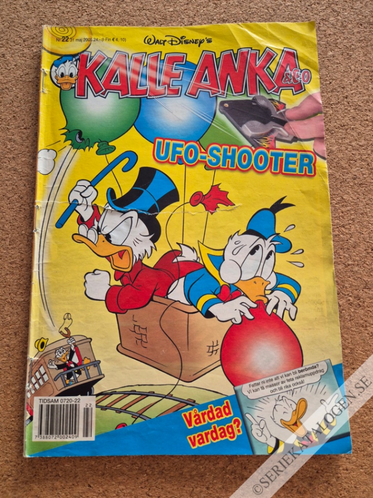Framsida på Kalle Anka & C:o #22 (2005)