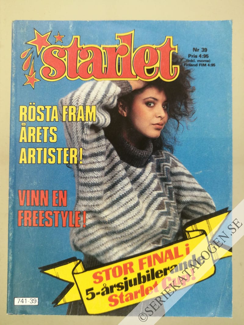 Framsida på Starlet #39 (1984)