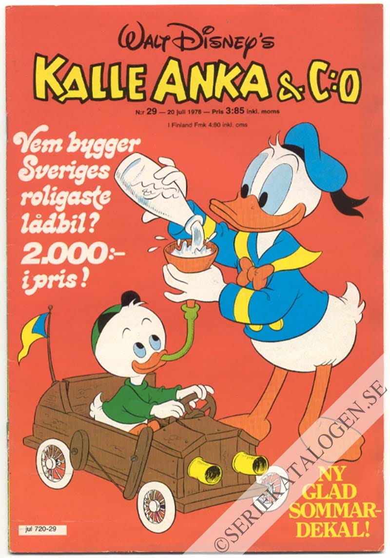 Framsida på Kalle Anka & C:o #29 (1978)