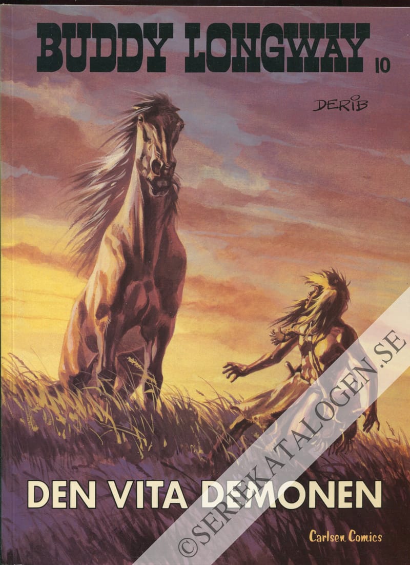 Framsida på Buddy Longways äventyr Den vita demonen (1981)