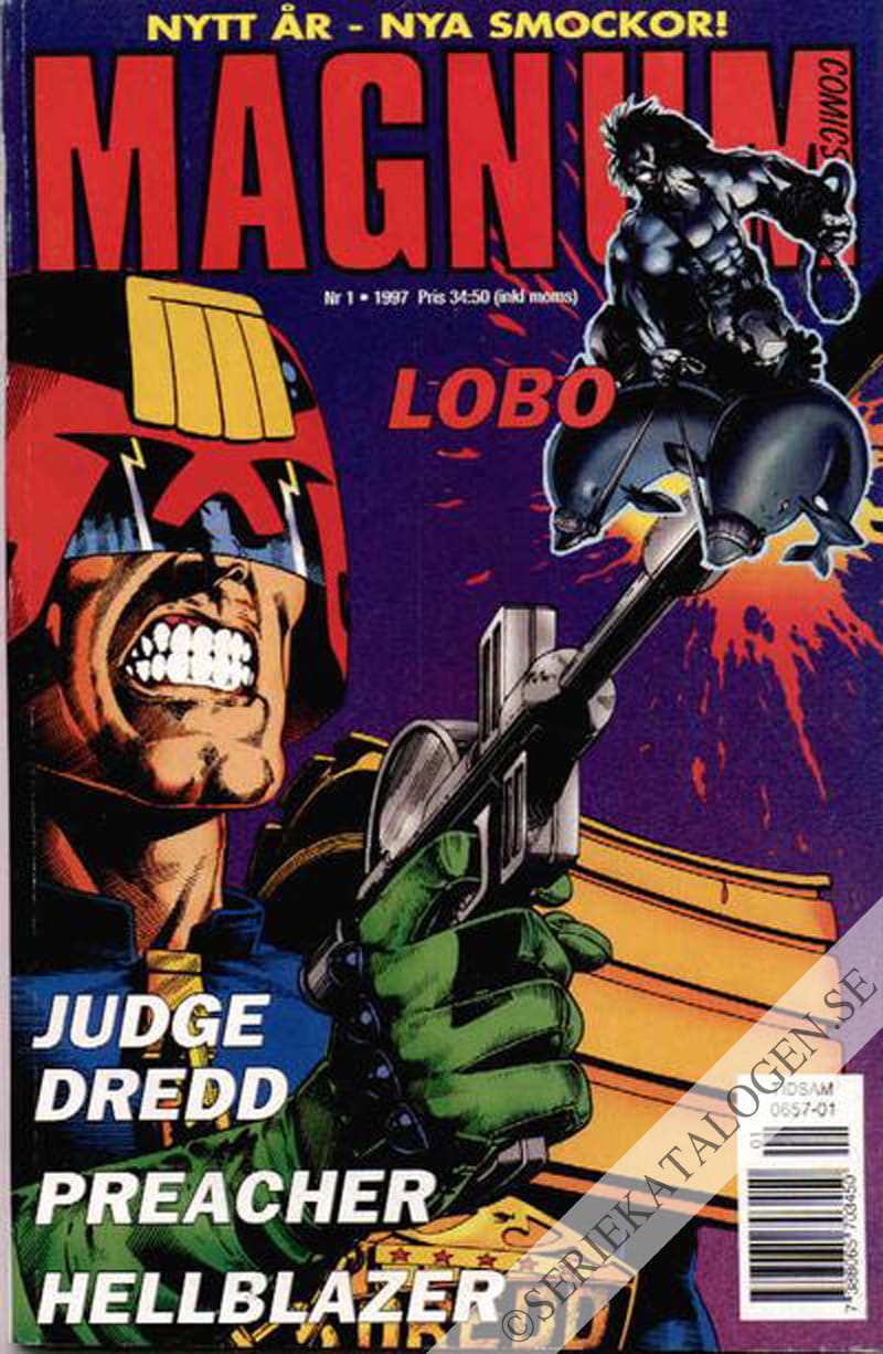 Framsida på Magnum comics #1 (1997)