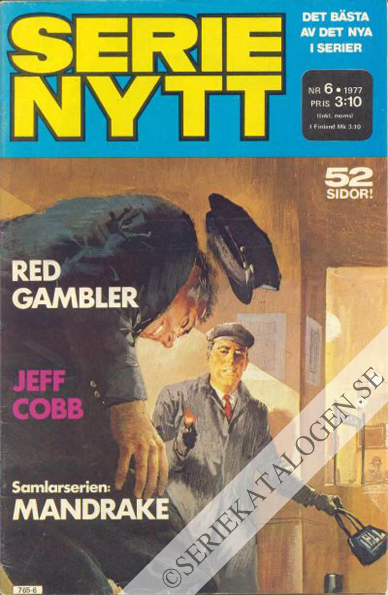Framsida på Serie-Nytt #6 (1977)
