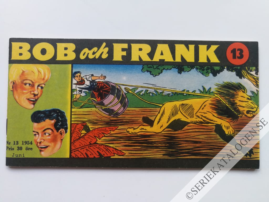 Framsida på Bob och Frank #13 (1954)