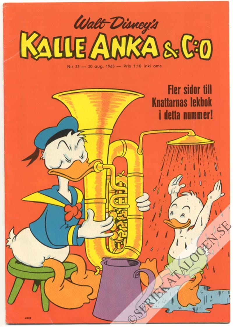 Framsida på Kalle Anka & C:o #33 (1965)