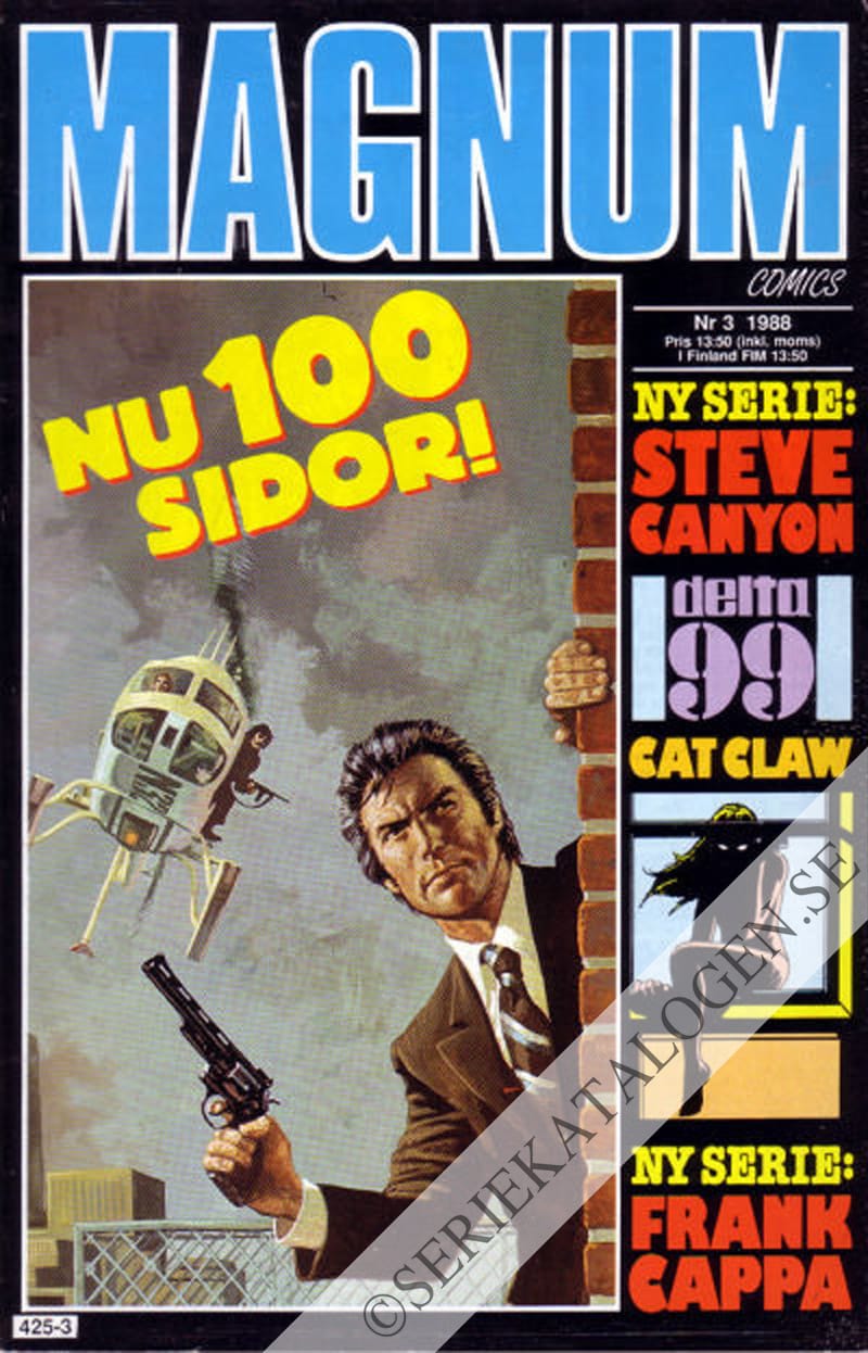 Framsida på Magnum comics #3 (1988)