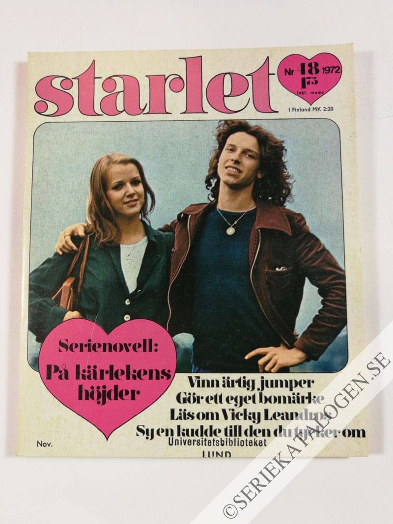 Framsida på Starlet #48 (1972)