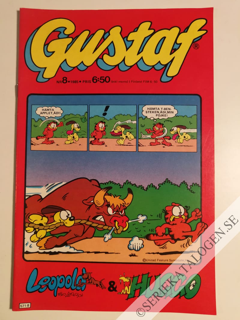 Framsida på Gustaf #8 (1985)
