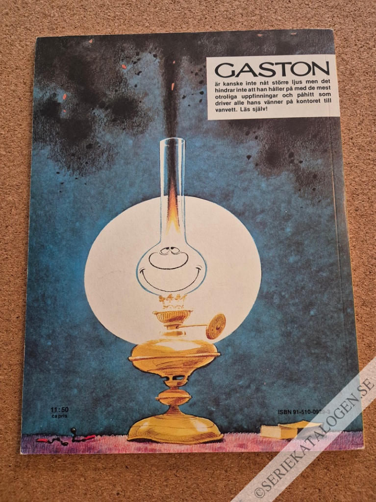 Baksida på Olycksfågeln i högform (1976)