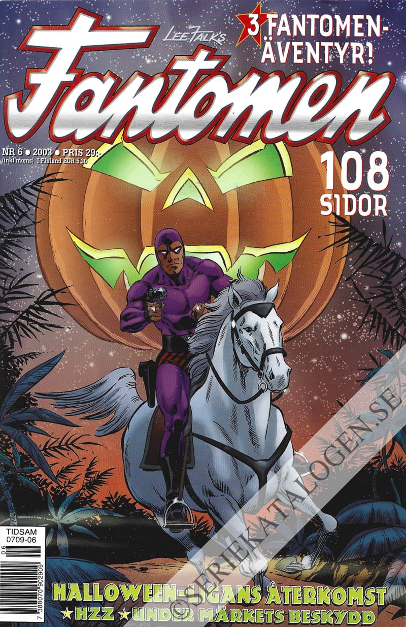 Framsida på Fantomen #6 (2003)