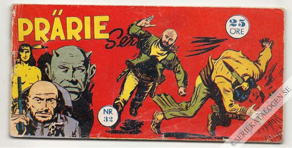 Framsida på Prärie-serier #32 (1956)