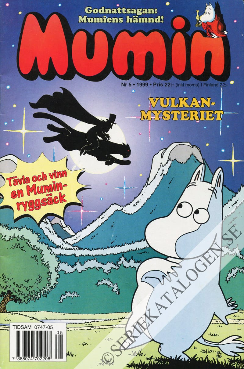 Framsida på Muminmagasinet #5 (1999)