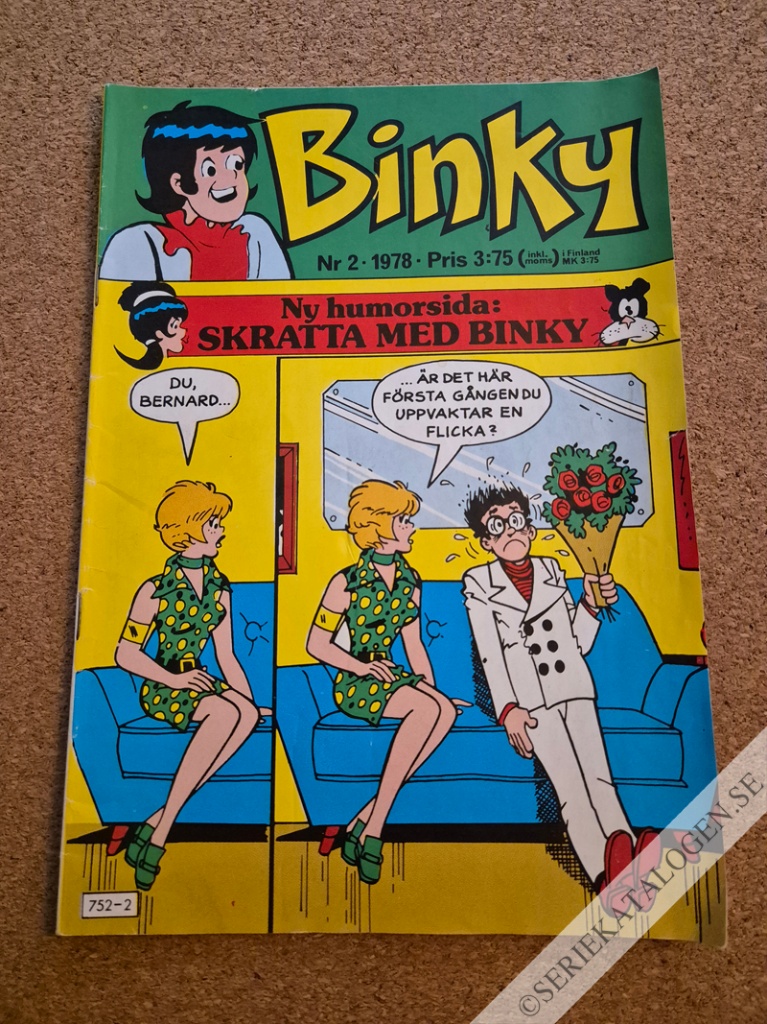 Framsida på Binky #2 (1978)