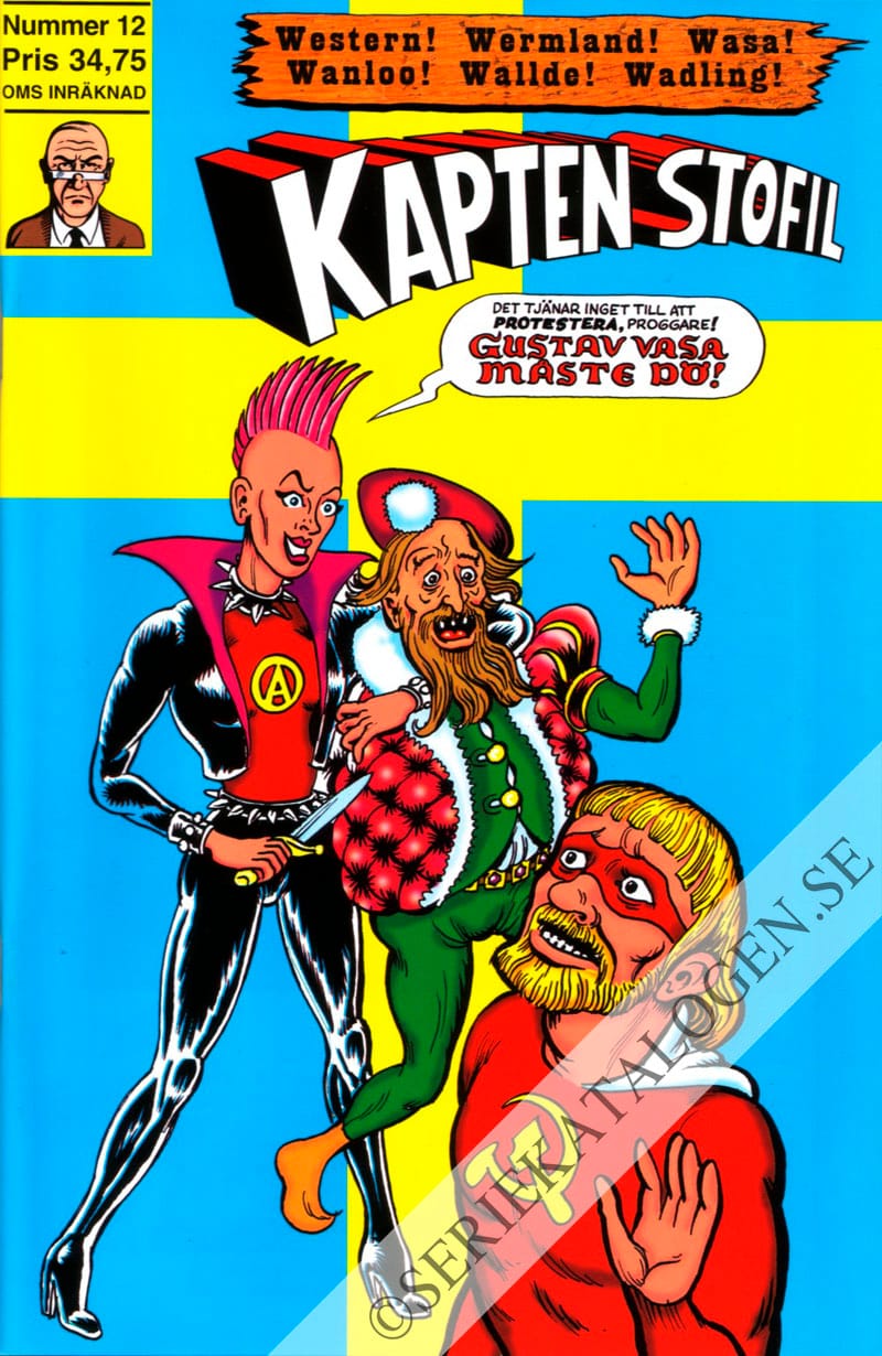 Framsida på Kapten Stofil #12 (2003)