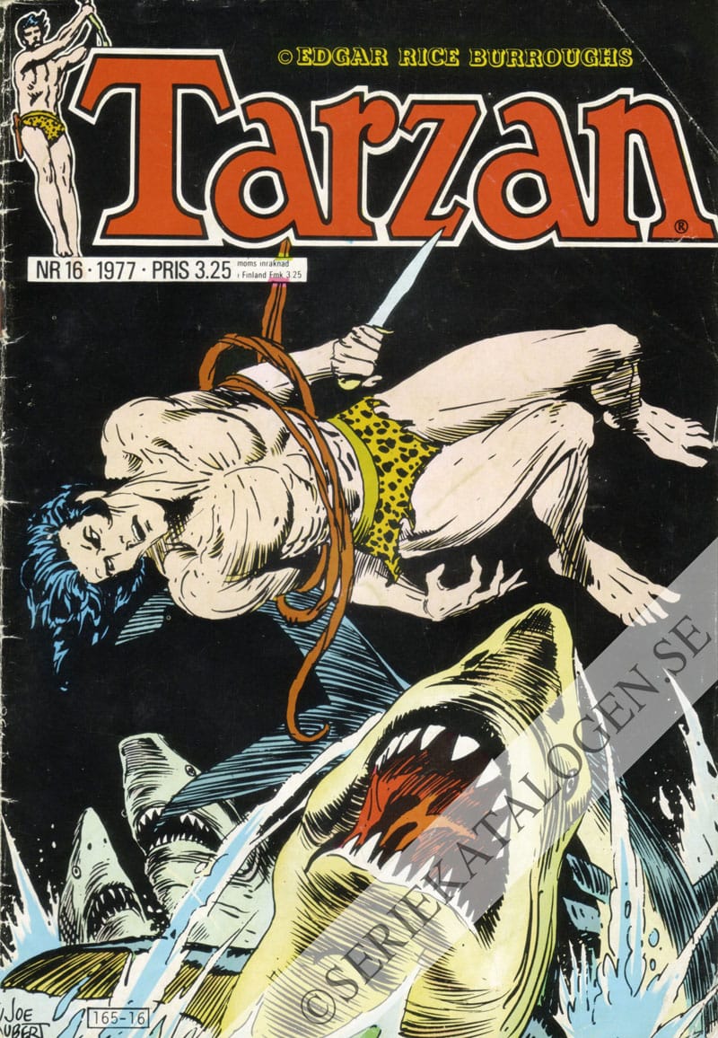 Framsida på Tarzan #16 (1977)