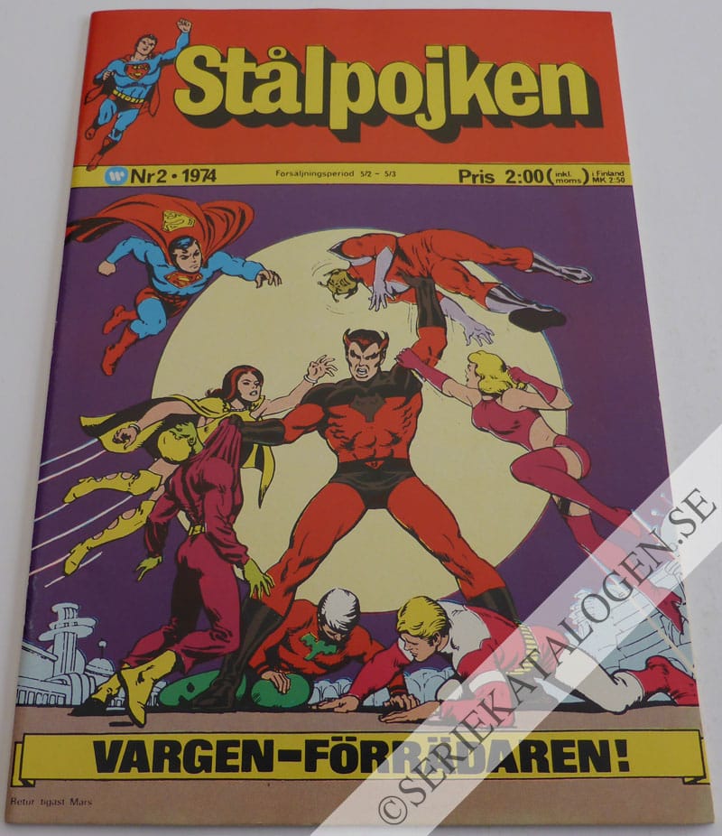 Framsida på Stålpojken #2 (1974)