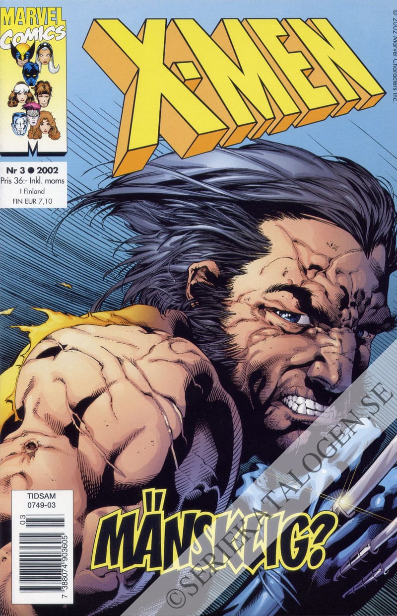 Framsida på X-Men #3 (2002)