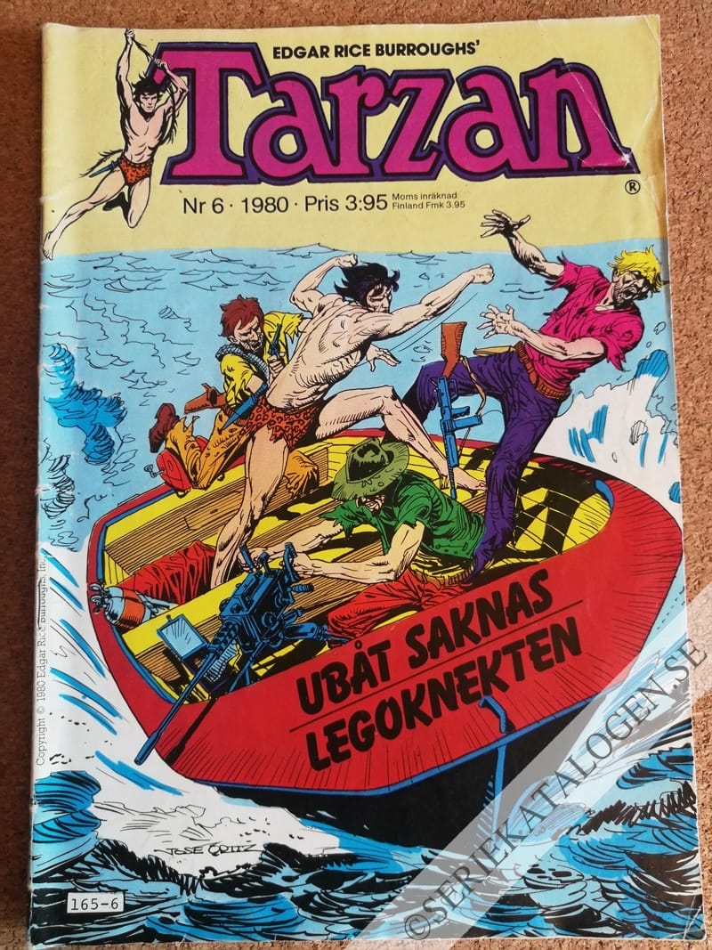 Framsida på Tarzan #6 (1980)