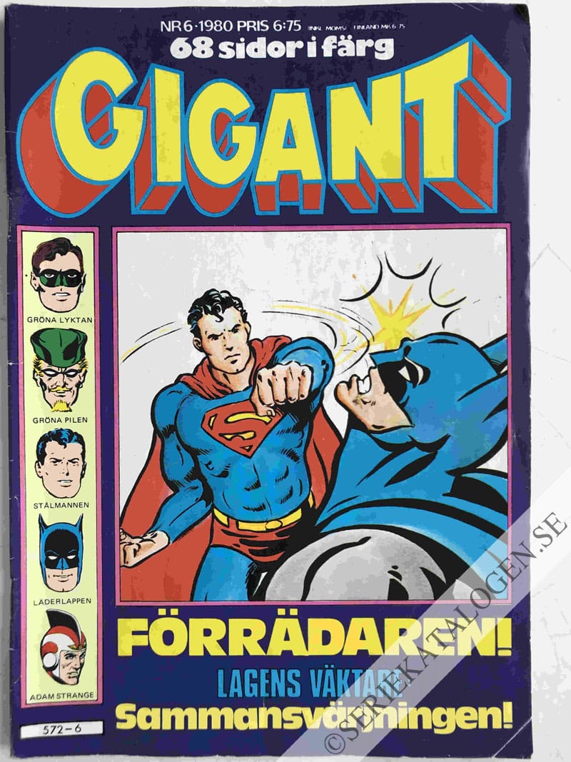 Framsida på Gigant #6 (1980)