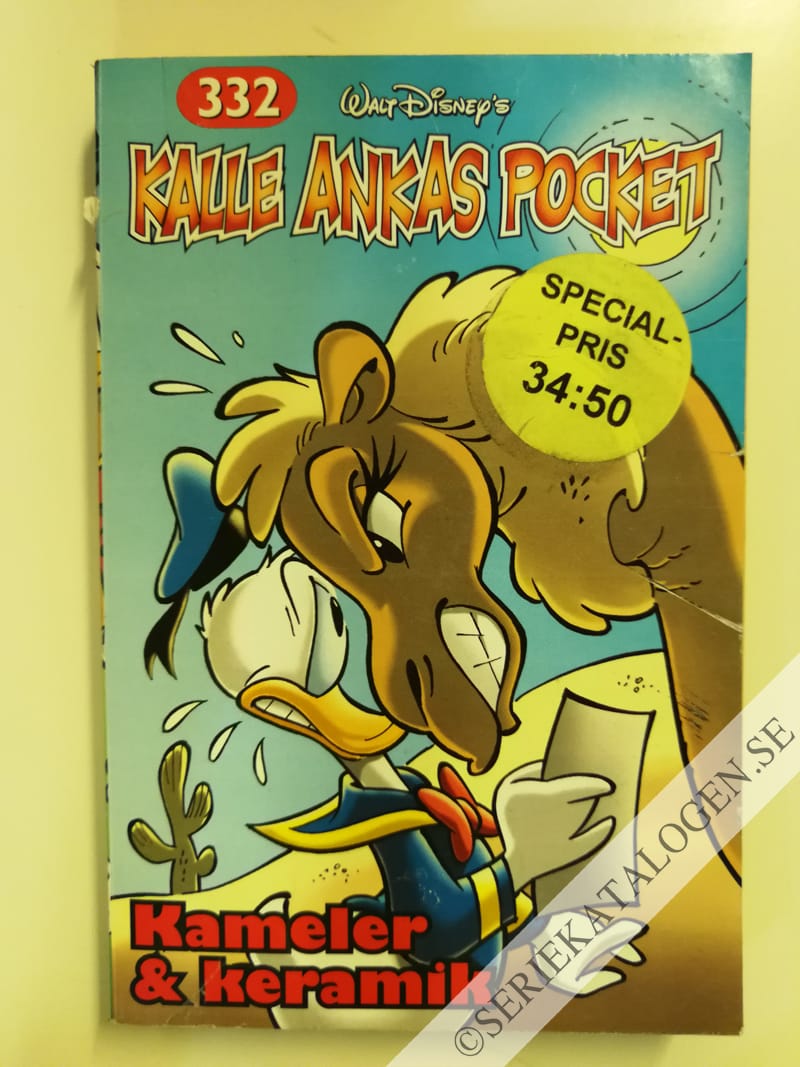 Framsida på Kalle Ankas pocket #332 - Kameler & keramik (2007)