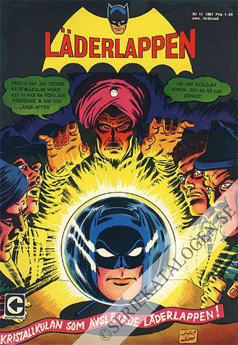Framsida på Läderlappen och Robin #11 (1967)