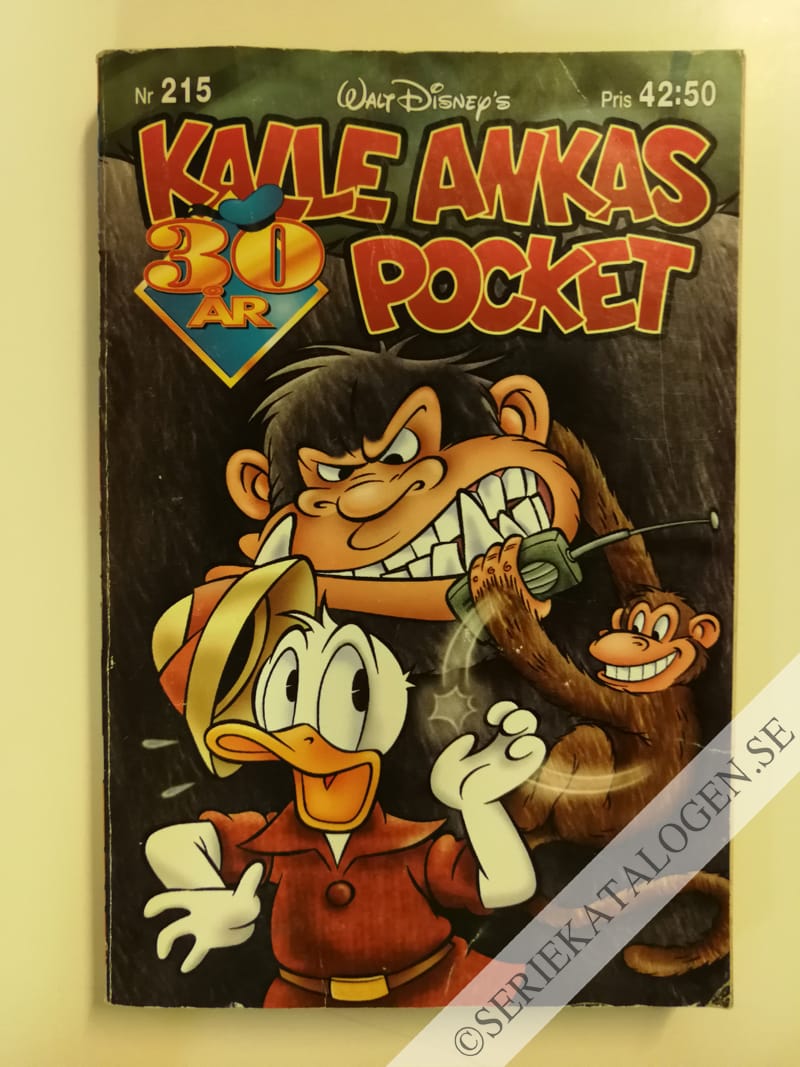 Framsida på Kalle Ankas pocket #215 (1997)