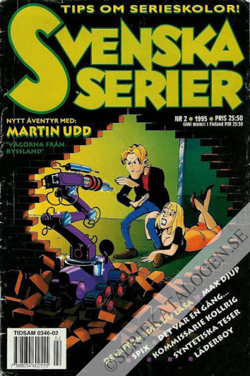 Framsida på Svenska serier #2 (1995)