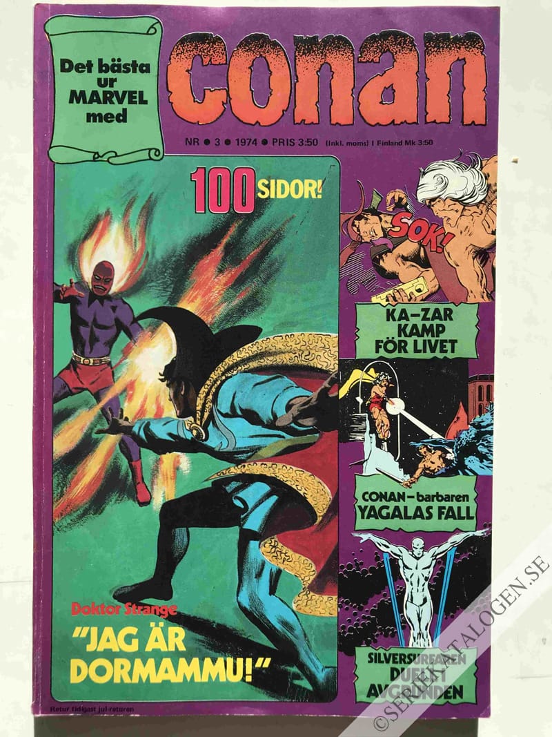 Framsida på Conan #3 (1974)