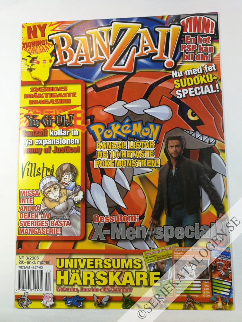 Framsida på Banzai! #3 (2006)