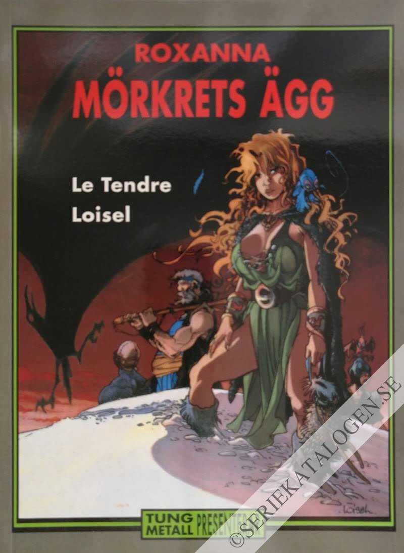 Framsida på Tung metall presenterar Roxanna - Mörkrets ägg (1994)