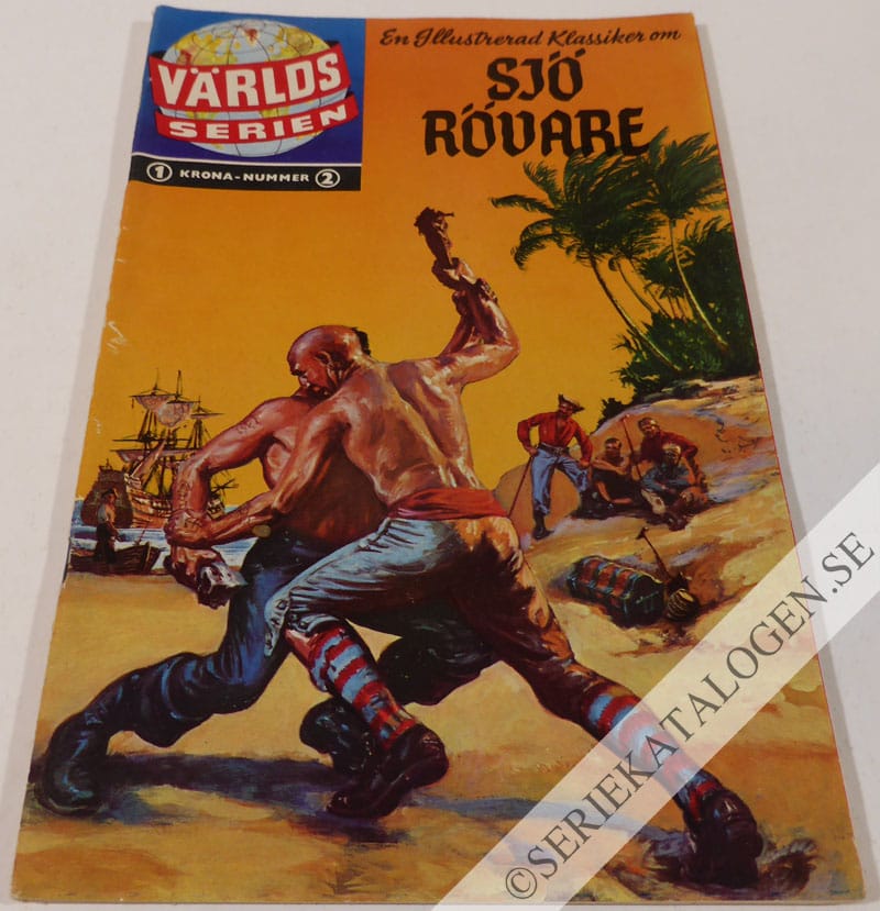 Framsida på Världsserien Sjörövare (1960)