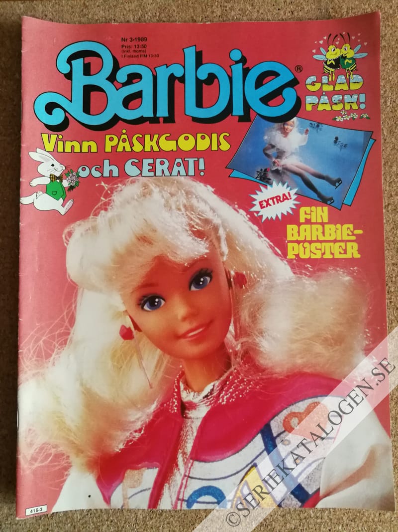 Framsida på Barbie #3 (1989)