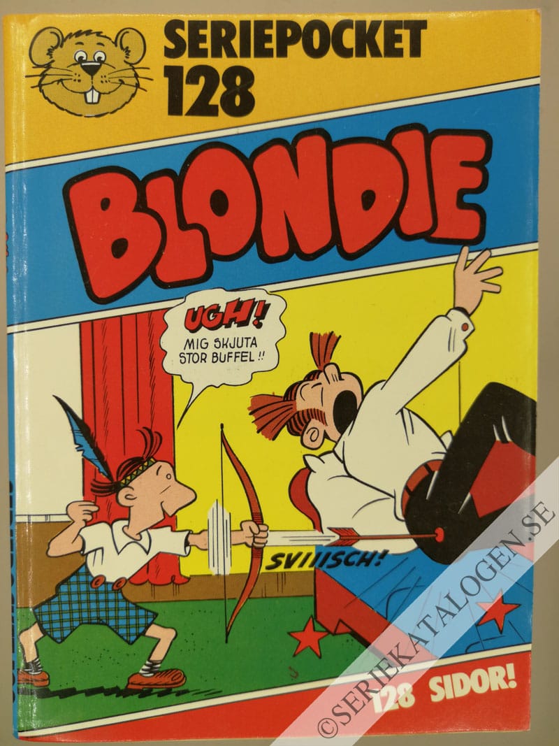 Framsida på Seriepocket #128 - Blondie (1983)